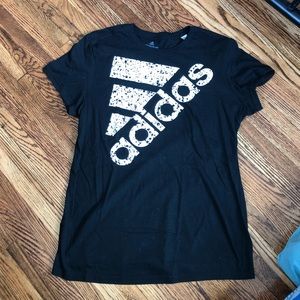 Adidas black short sleeve shirt